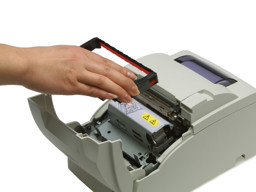 Zeige Details für Farbband schwarz/rot, zu "Küchendrucker" EPSON, Sharp, usw. Bild von Farbband schwarz/rot, zu "Küchendrucker" EPSON, Sharp, usw.