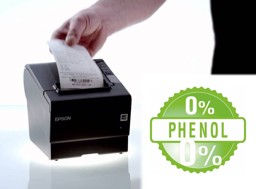 Zeige Details für Thermorolle 80mm / 80m (Ø 80mm) Kern 12mm, phenolfrei ! Bild von Thermorolle 80mm / 80m (Ø 80mm) Kern 12mm, phenolfrei !