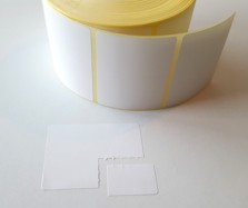 Picture of Labels 58mm x 43mm, removable, perforated, core 40mm