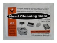 Bild von Reinigungskarte im Kreditkartenformat, feucht